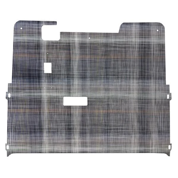 chilewich premium gray plaid floor mat ezgo txt Chilewich Premium Gray Plaid Floor Mat EZGO TXT