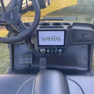 Dash kit with Navitas 10" CAN Display screen for Navitas chassis and EZGO TXT
