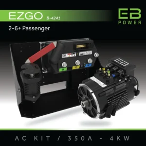 EB Power AC Kit / 350A + 4kW (GREAT TORQUE) / EZGO / 2-6 Passenger