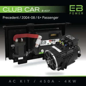 EB Power AC Kit / 450A + 4kW (BETTER TORQUE) / Club Car Precedent / 2004-08 / 6+ Passenger