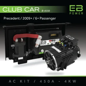 EB Power AC Kit / 450A + 4kW (BETTER TORQUE) / Club Car Precedent / 2009+ / 6+ Passenger