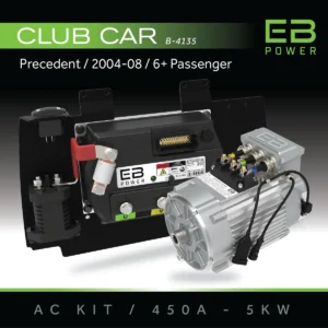 EB Power AC Kit / 450A + 5kW (BETTER TORQUE) / Club Car Precedent / 2004-08 / 6 Passenger