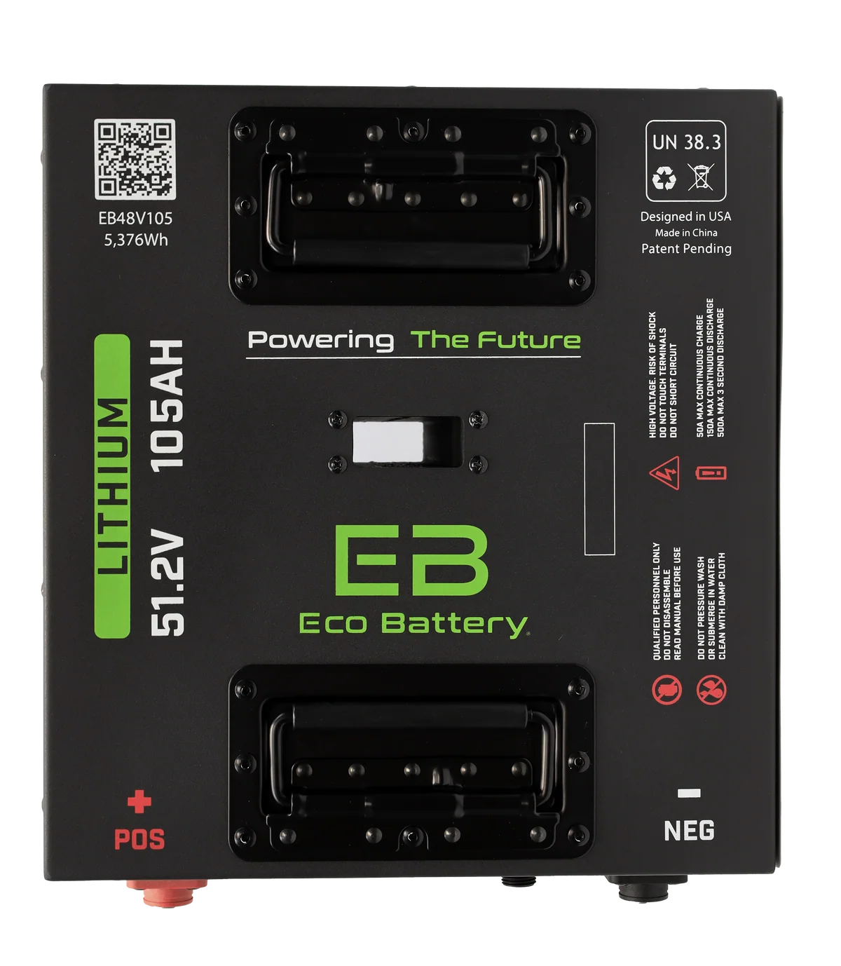 Eco Battery (48V) 51V 105AH Thru-Hole Battery Bundle / Evolution