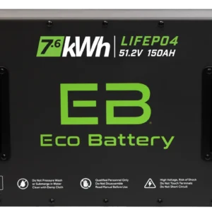 Eco Battery (48V) 51V 150AH LiFePO4 Gen3 Battery