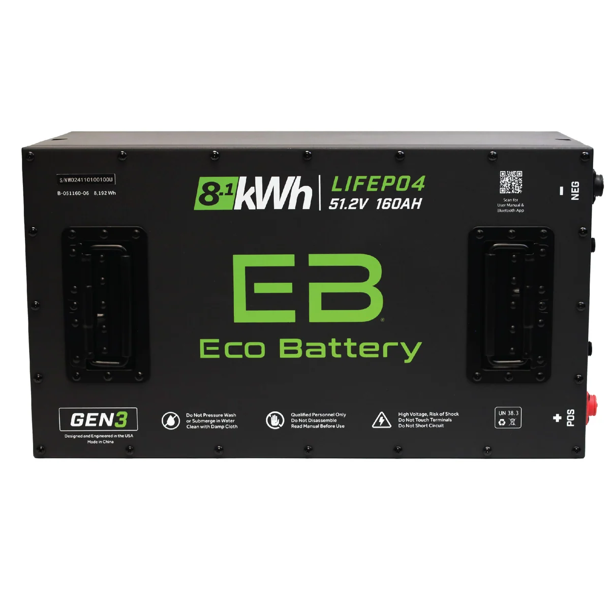 Eco Battery (48V) 51V 160Ah Battery Bundle / Gorilla