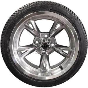 Empire Rodder 14x7 | -25 Offset Wheels with 205/40-R14 Radial Tires