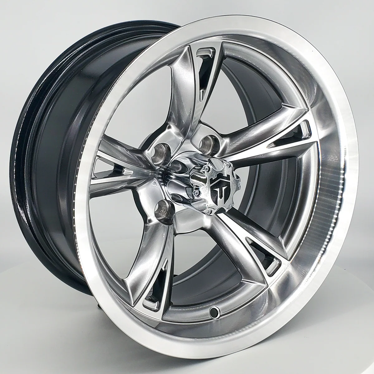 empire rodder 14x7 hyper black w/ machined face Empire Rodder 14x7 Hyper Black w/ Machined Face