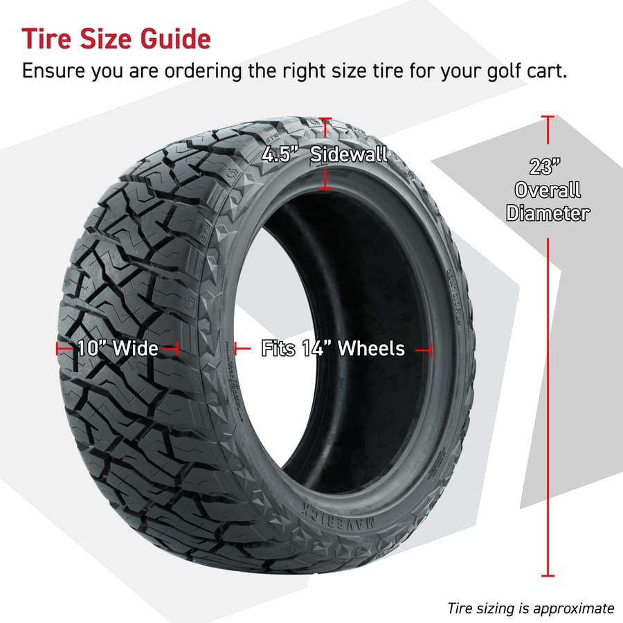 gtw maverick radial a/t tire 23x10r14 GTW Maverick Radial A/T Tire 23X10R14