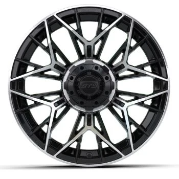 gtw stellar 15x7 black & machined wheel GTW Stellar 15x7 Black & Machined Wheel