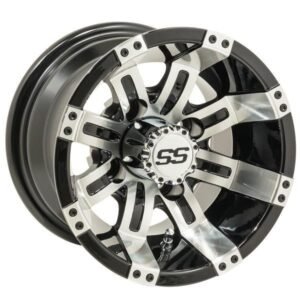 GTW Tempest 10x7 Machined Black Wheel