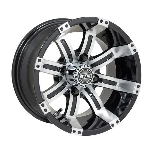 gtw tempest 12x7 machined black wheel GTW Tempest 12x7 Machined Black Wheel