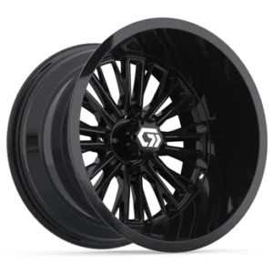 GTW® Viper 14x9 Gloss Black Ultra-Wide Golf Cart Wheel