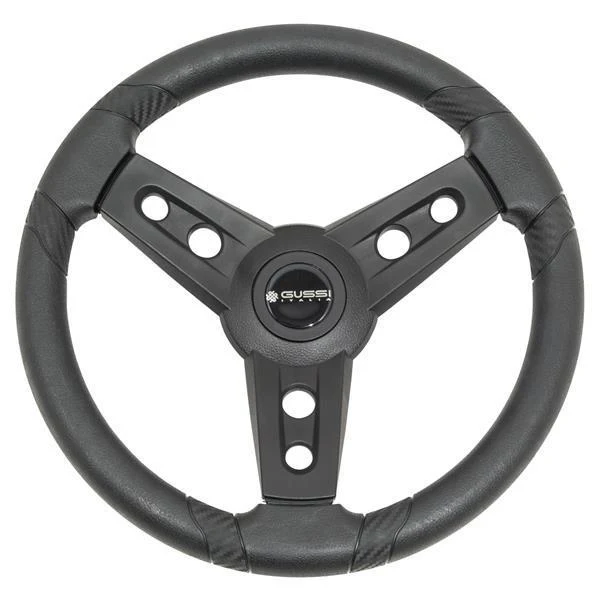 gussi lugana rigid molding steering wheel (black)(ez go hub) Gussi Lugana Rigid Molding Steering Wheel (Black)(EZ-GO HUB)