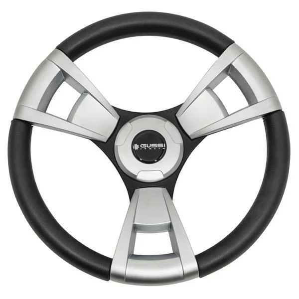 Gussi Model 13 Soft Touch Steering Wheel (Aluminum)(EZ-GO HUB)