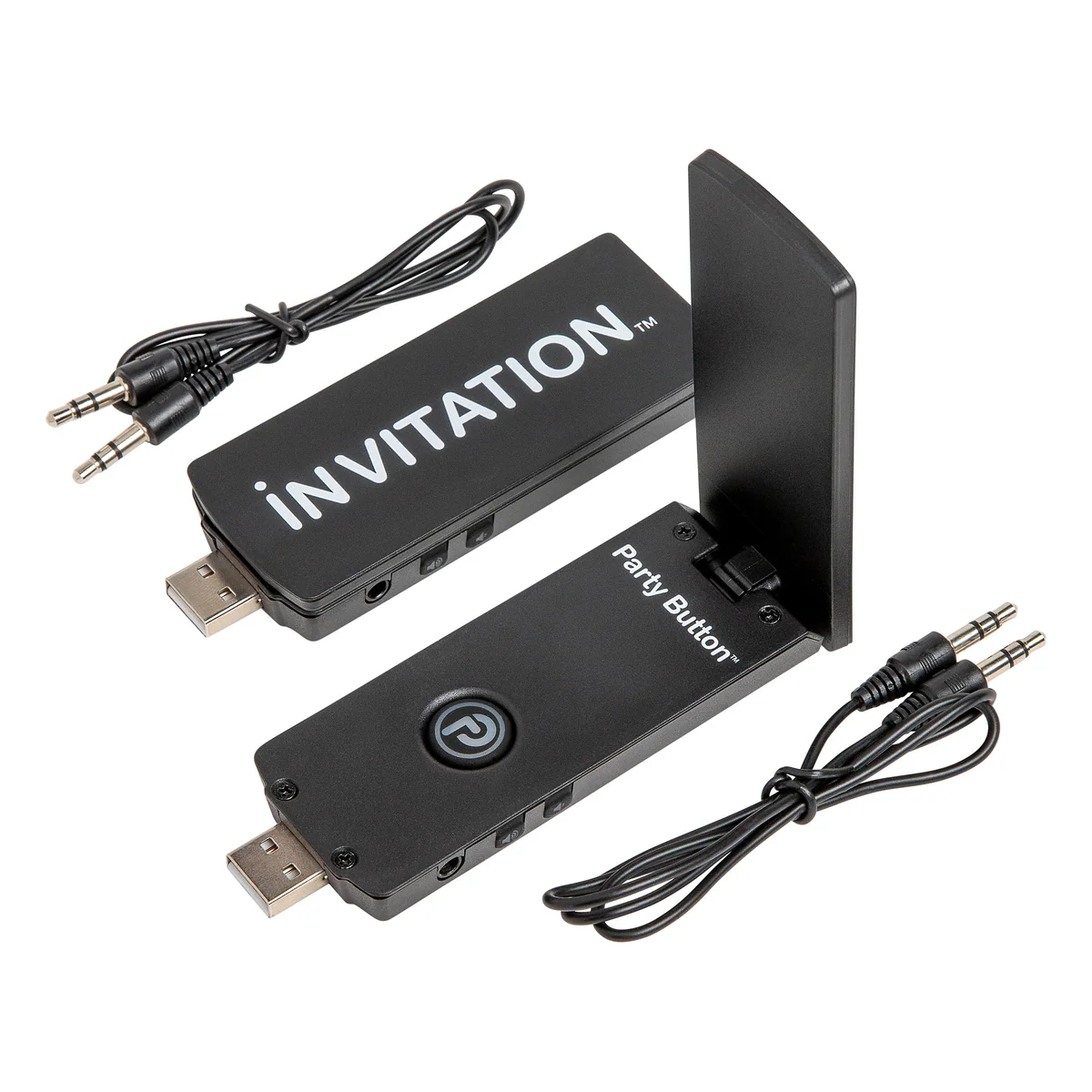 invitation usb multi sync wireless adapters with one click party button pairing (2pcs) iNVITATION USB multi-sync wireless adapters with one-click Party Button pairing (2pcs)