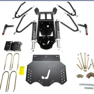 Jake's Economy Long Travel Adjustable Height Lift Kit 2009+ EZGO Kawasaki Gas