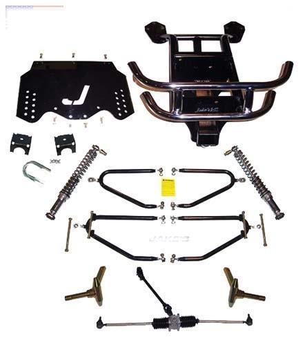 jake's long travel adjustable height lift kit 2001.5 2009 ezgo gas Jake's Long Travel Adjustable Height Lift Kit 2001.5-2009 EZGO Gas