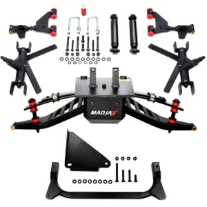 Madjax 4" King XD Lift Kit for Yamaha G29/Drive/Drive2 with Solid rear axle