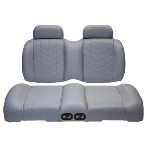 MadJax Aviator EZGO TXT/RXV & MadJax XSeries Graphite Front Seat Cushions with Thermaflex