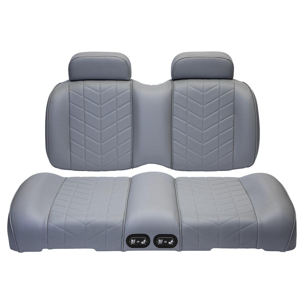 madjax aviator ezgo txt/rxv & madjax xseries graphite front seat cushions with thermaflex MadJax Aviator EZGO TXT/RXV & MadJax XSeries Graphite Front Seat Cushions with Thermaflex