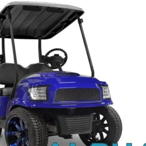 Madjax Blue Alpha Front Cowl w/ Street Grill & Headlights for Club Car Precedent