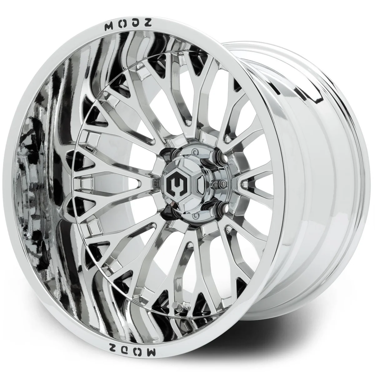 modz® convict 15x10 chrome golf cart wheel MODZ® Convict 15x10 Chrome Golf Cart Wheel