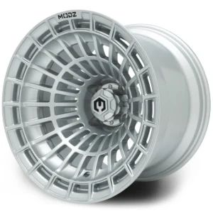 MODZ® Felon 15x10 Silver Golf Cart Wheel