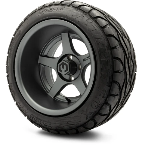 modz maverick 14x10 | 50 offset matte gunmetal with street fox 23x10 14 Modz Maverick 14X10 | -50 Offset Matte Gunmetal with Street Fox 23X10-14