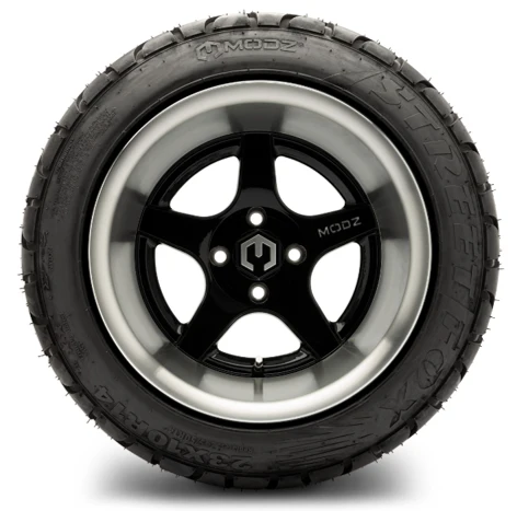 Modz Maverick 14X10 Machined Black with Street Fox 23X10-14
