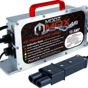 MODZ Max48 15A Yamaha G19 and G22 Battery Charger for 48V