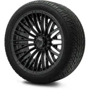 Modz Reaper 16x7 | -25 Offset Titanium Gunmetal wheels with Odyssey tires