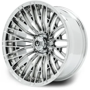 MODZ® Reaper 16x7 Chrome Golf Cart Wheel