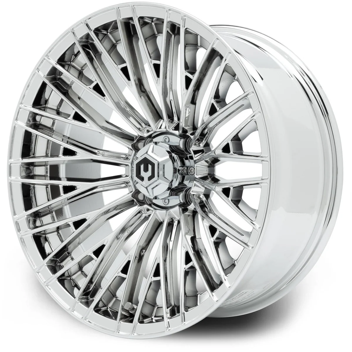 modz® reaper 16x7 chrome golf cart wheel MODZ® Reaper 16x7 Chrome Golf Cart Wheel
