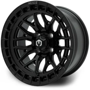 MODZ® Torrent 14x7 Matte Black Golf Cart Wheel