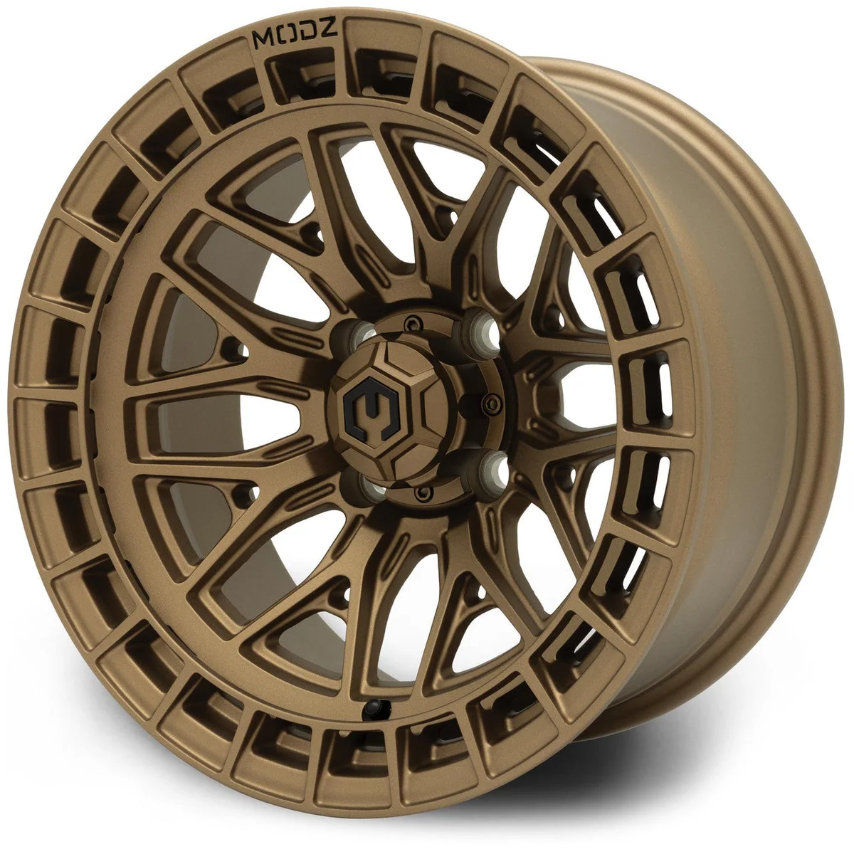 modz® torrent 14x7 matte bronze golf cart wheel MODZ® Torrent 14x7 Matte Bronze Golf Cart Wheel