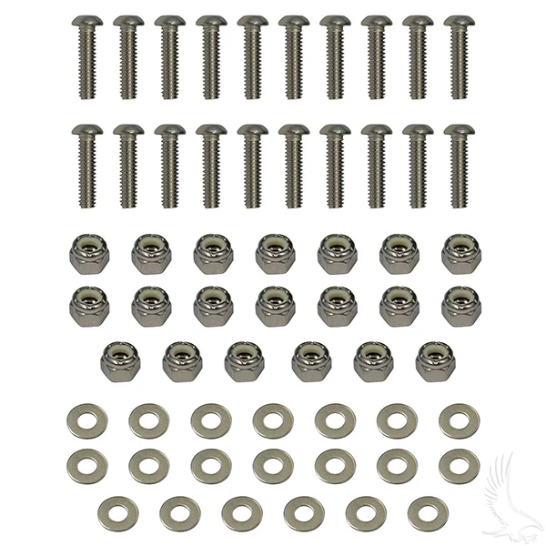 RHOX Stainless Steel Hardware Kit, Fender Flares