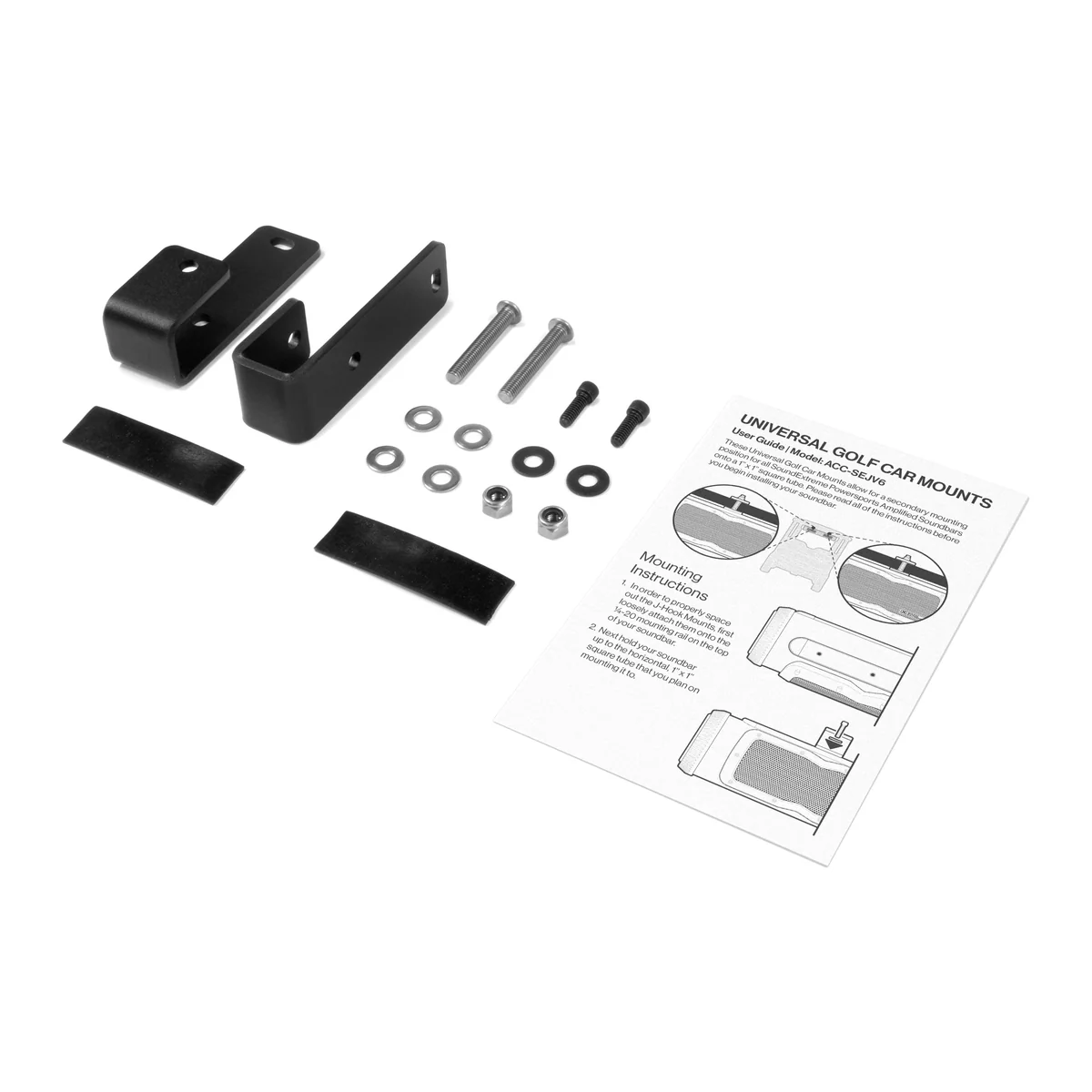 universal golf strut mounting "j" bracket Universal Golf Strut Mounting "J" Bracket