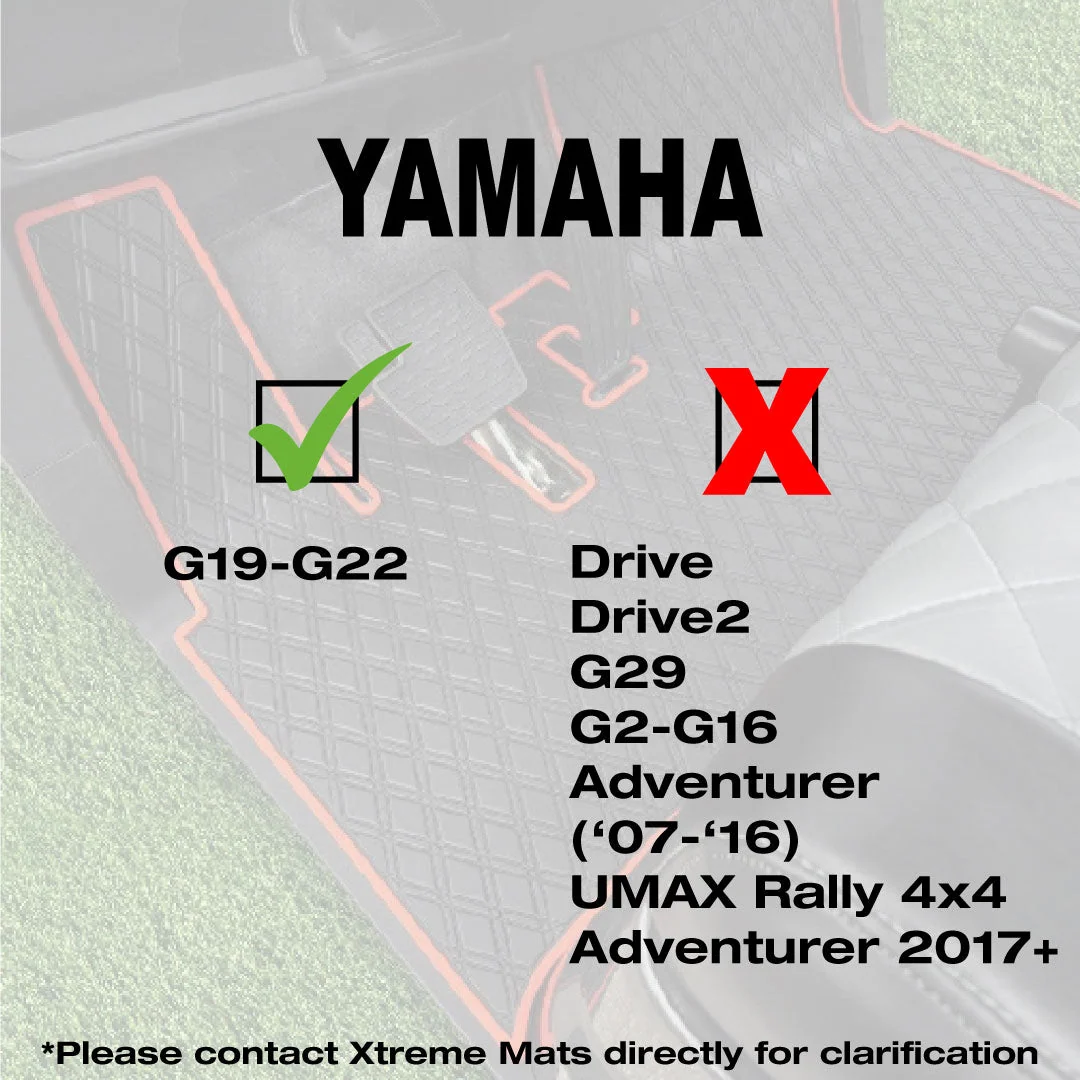 yamaha g19 g22 golf cart compatible floor mat fits g19 and g22 models only Yamaha G19 - G22 Golf Cart Compatible Floor Mat - Fits G19 and G22 models only